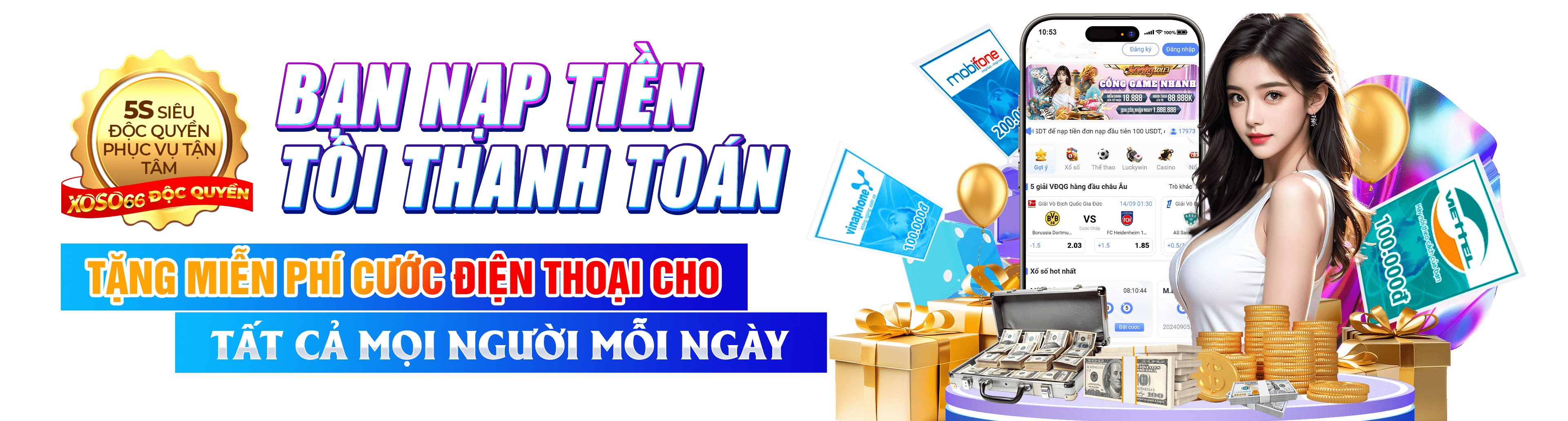 Hình ảnh quảng cáo của 666rwin hiển thị nền tảng và các lợi ích