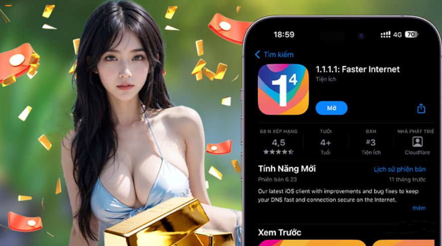 Hình ảnh quảng cáo của 666rwin hiển thị nền tảng và các lợi ích